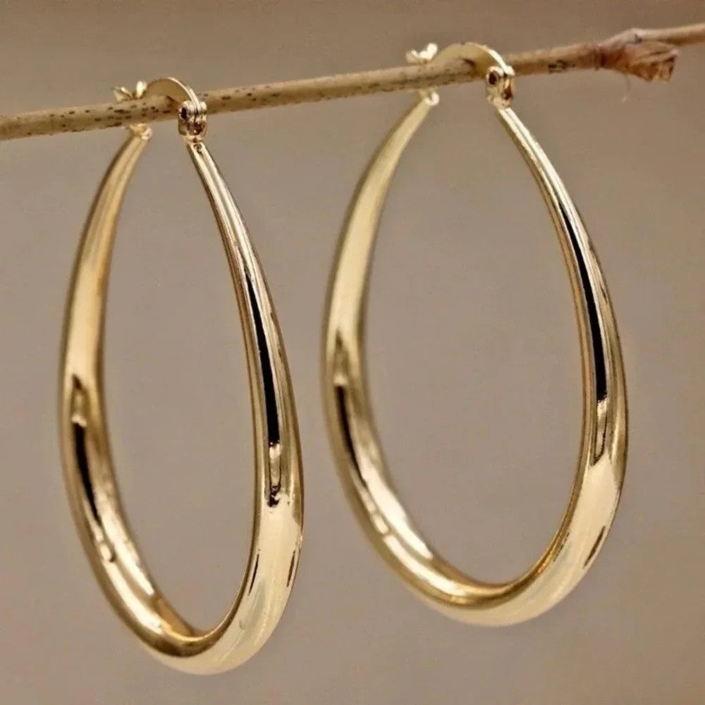 Retro Hook Earrings with a Unique and Elegant Design