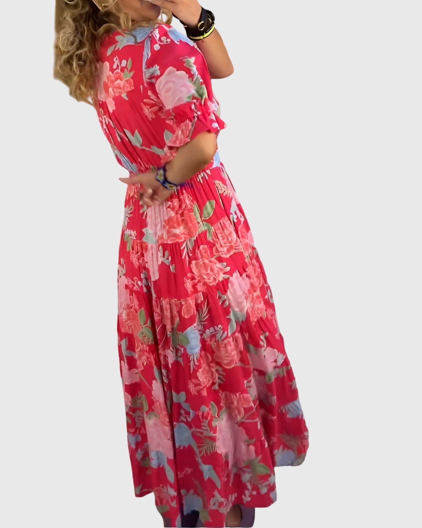 Dors | Summer Floral Dress with Elegance Pratica