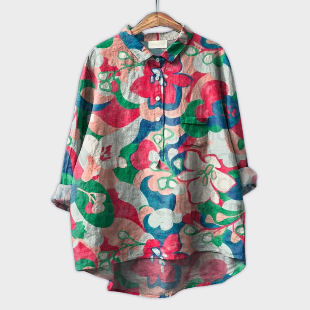 Handmade Women's Floral Shirt