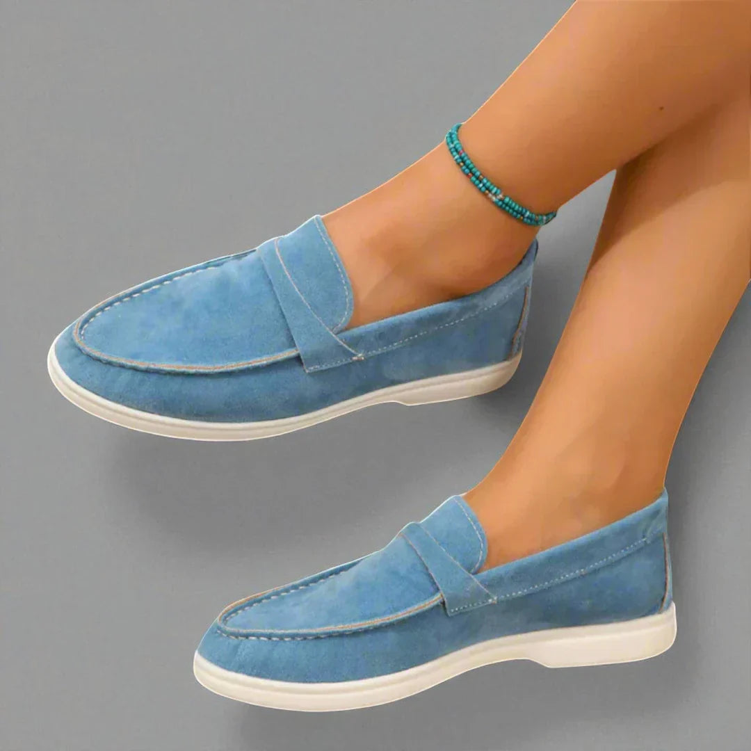 Hannah | Elegant Suede Leather Moccasins