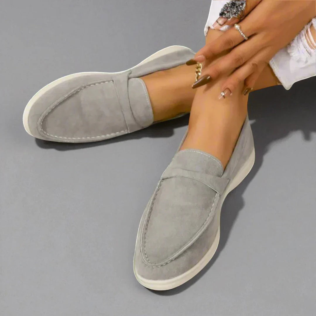 Hannah | Elegant Suede Leather Moccasins