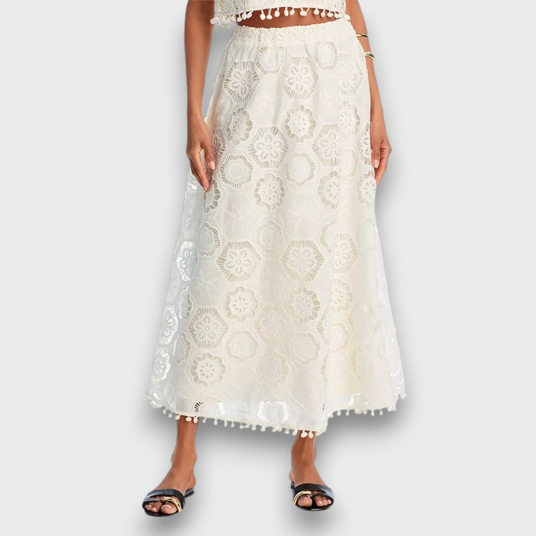 Zahara – Two-Piece Set Made of Crocheted Lace