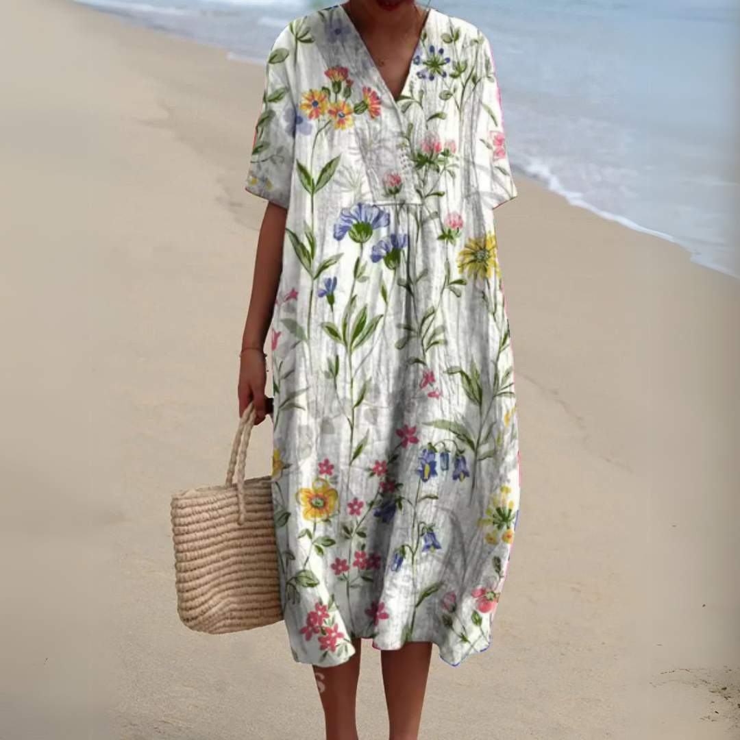 Audrey - Elegant Floral Dress