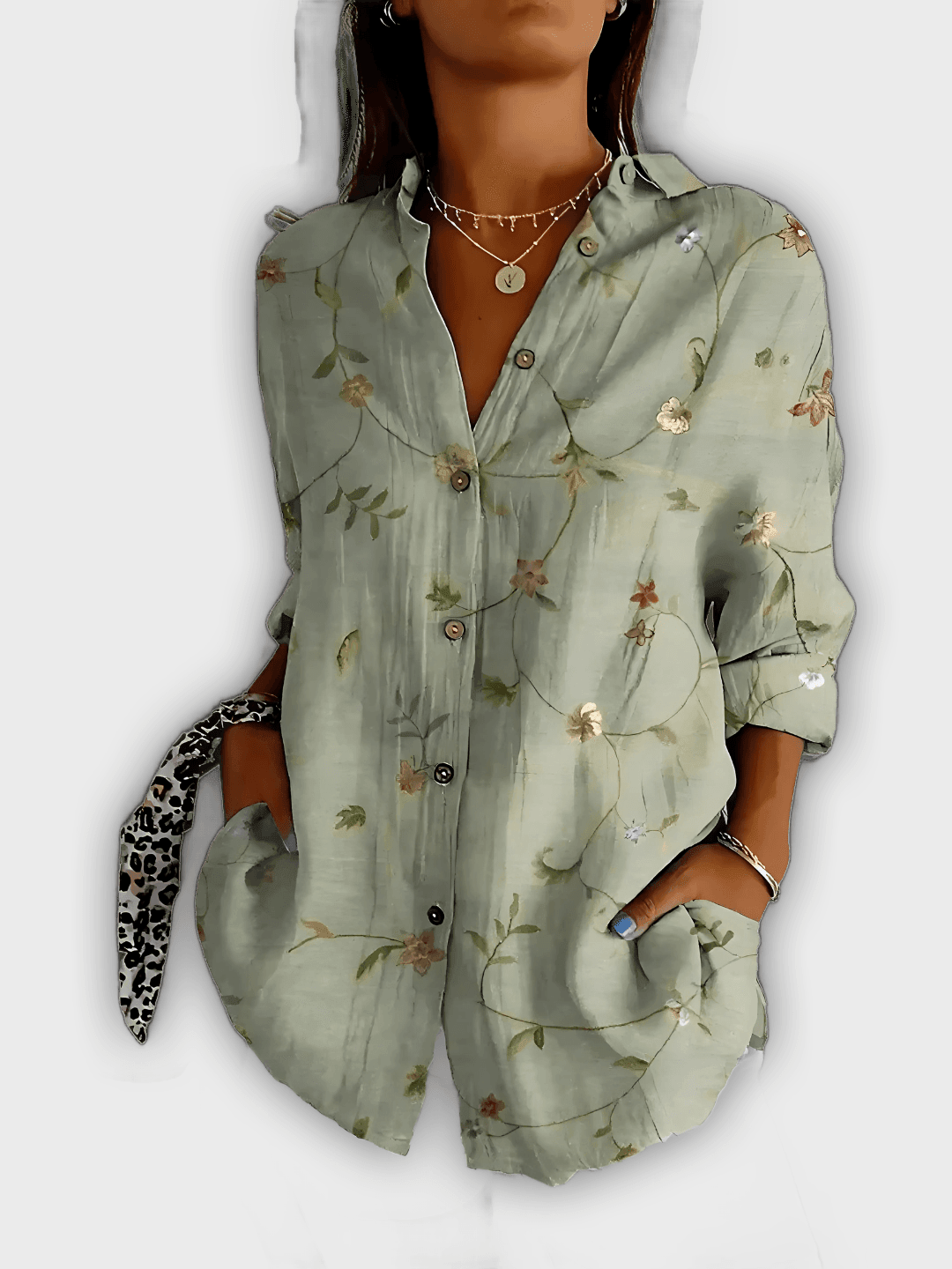 Elegant Floral Shirt Ivy - Comfort and Everyday Style