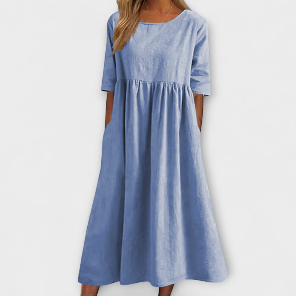 Belly Cover Dress – Elegant Loose Fit