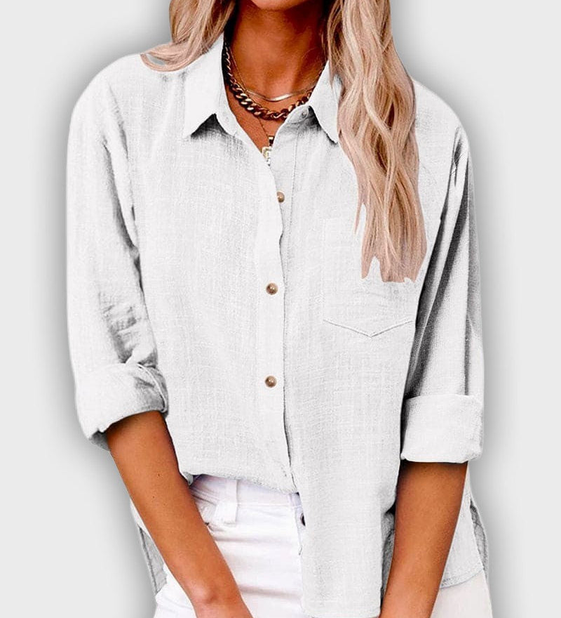 Women's Long Sleeve Lycra Shirt in Dark Blue