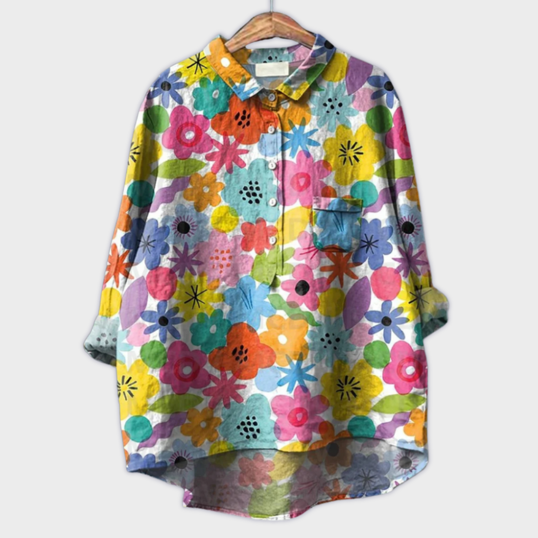 Handmade Women's Floral Shirt