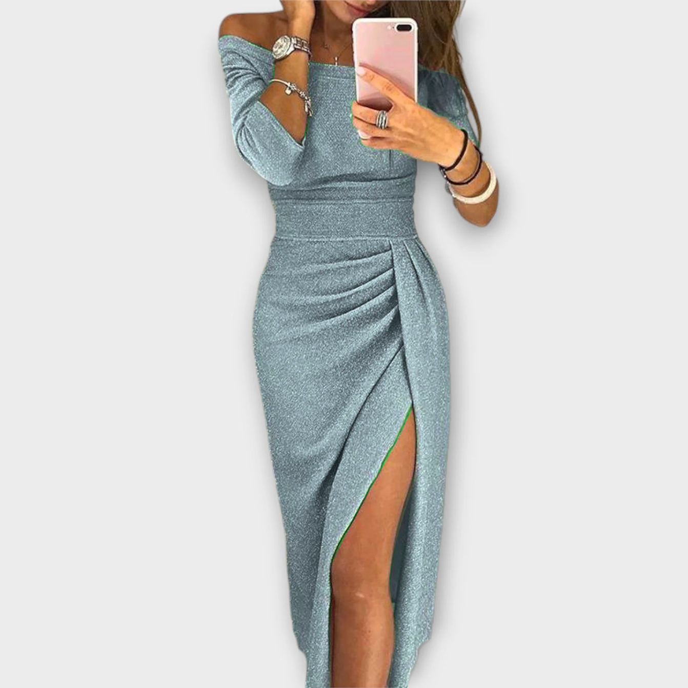 Elegant Off-Shoulder Dress for Women - Lena™