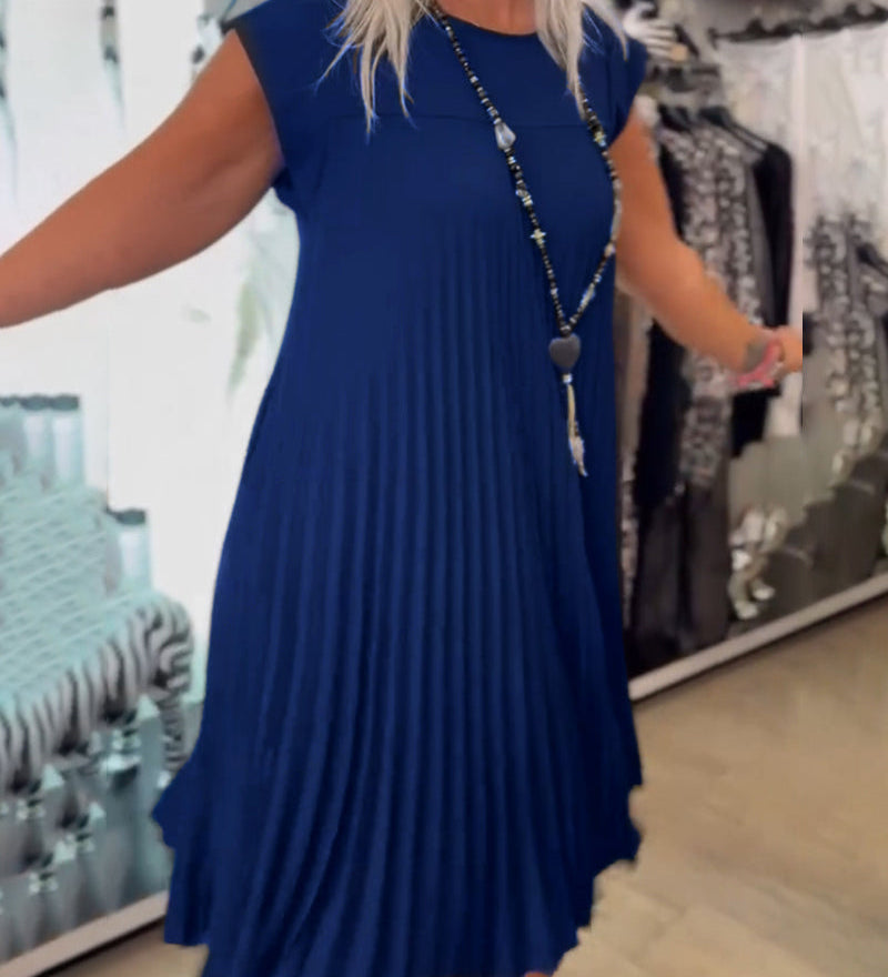 Clara | Pleated and Simple Summer Dress.