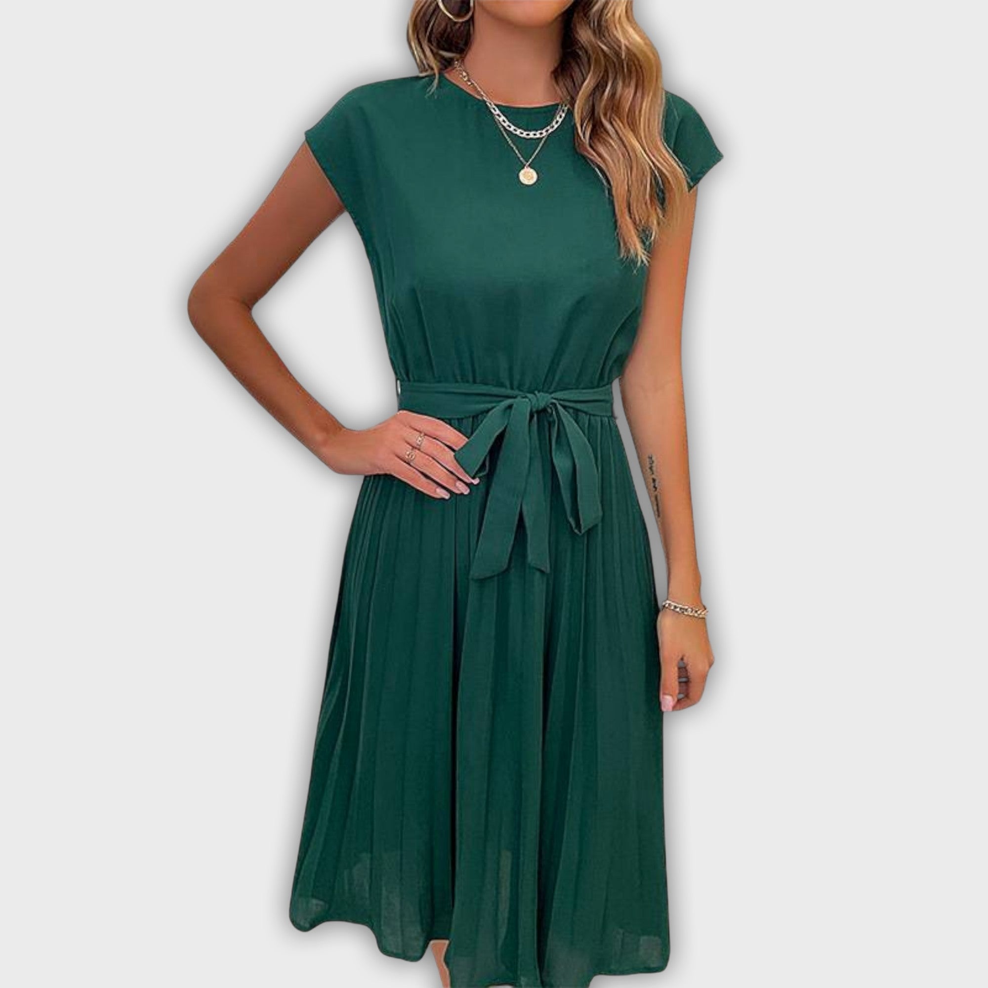 Elegant Midi Dress for Summer