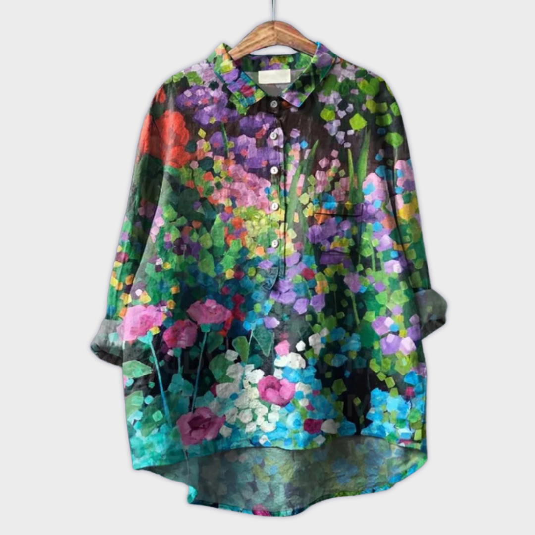 Handmade Women's Floral Shirt