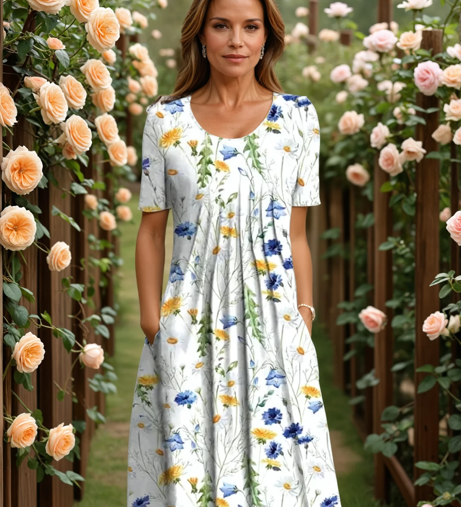 Elegant Dresses with Belly Coverage