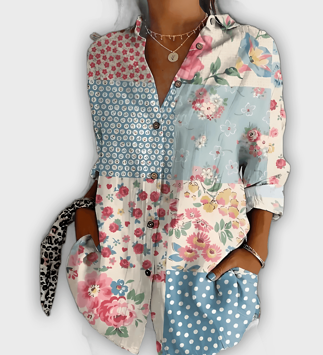 Elegant Floral Shirt Ivy - Comfort and Everyday Style