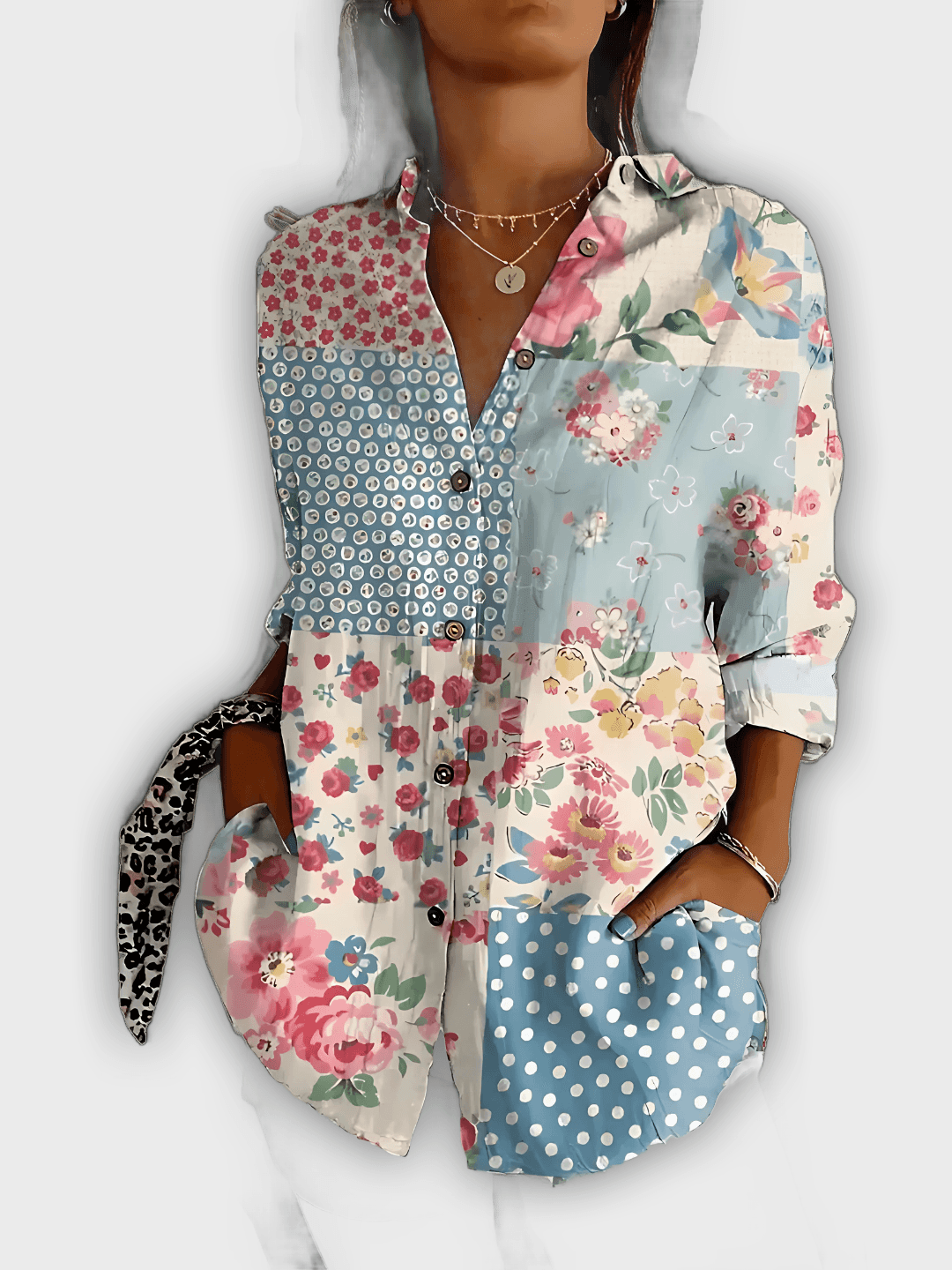Elegant Floral Shirt Ivy - Comfort and Everyday Style