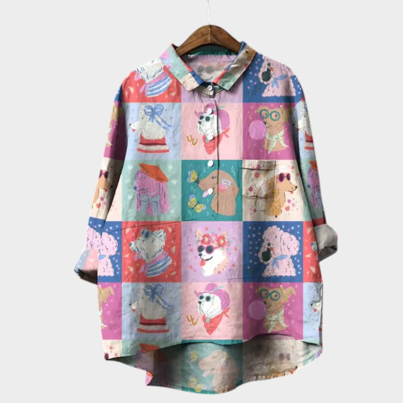 MARIANELLA™ | Oversized Blouse with Print