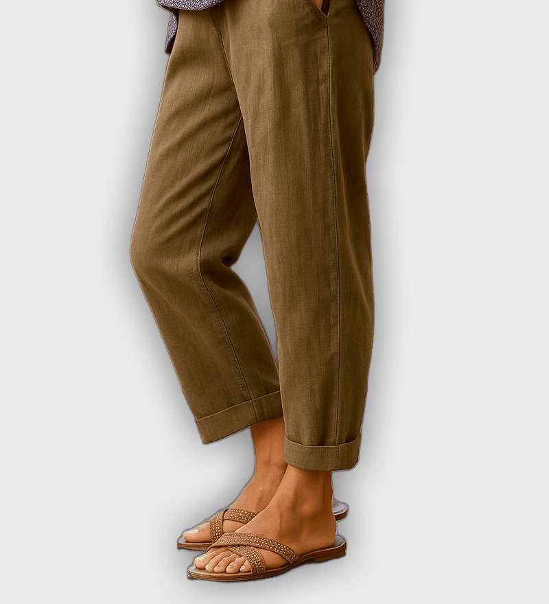 BRIGIDA Summer Pants Made of Linen and Cotton