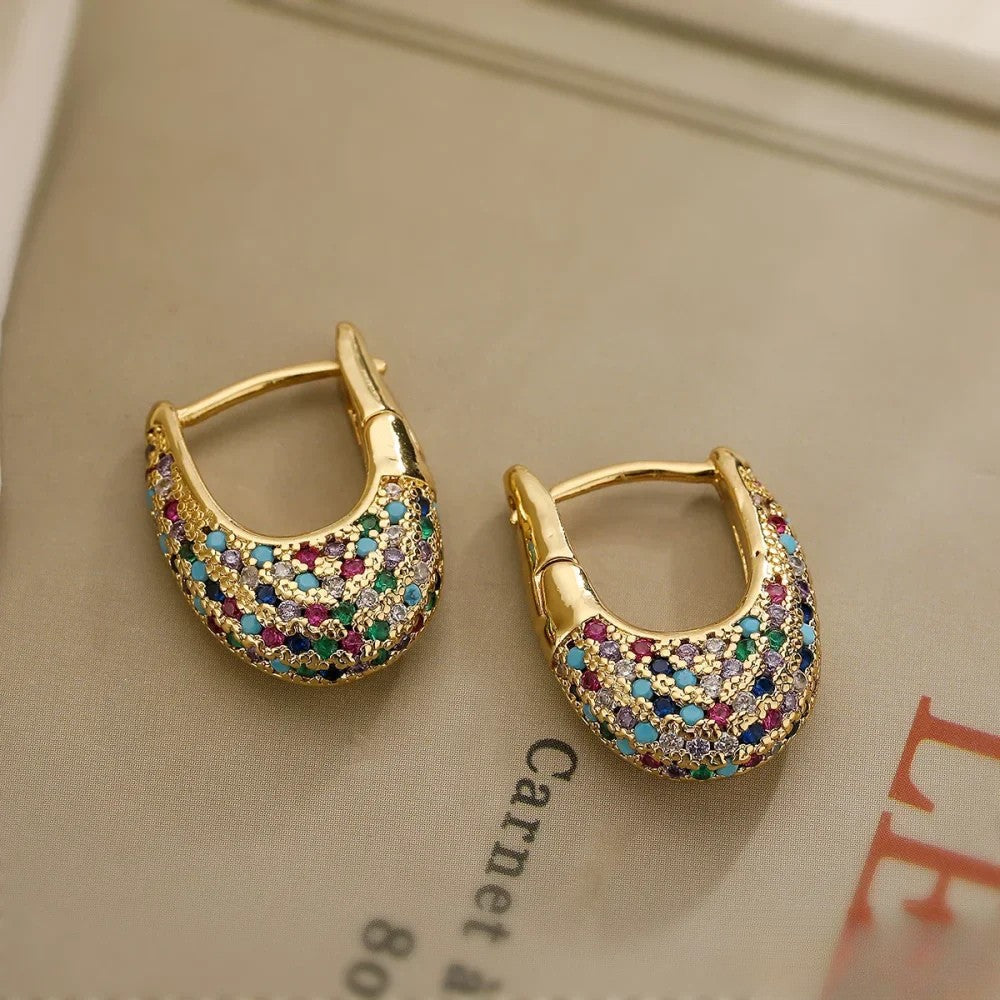 Modern Colorful Earrings - Laura Jewelry