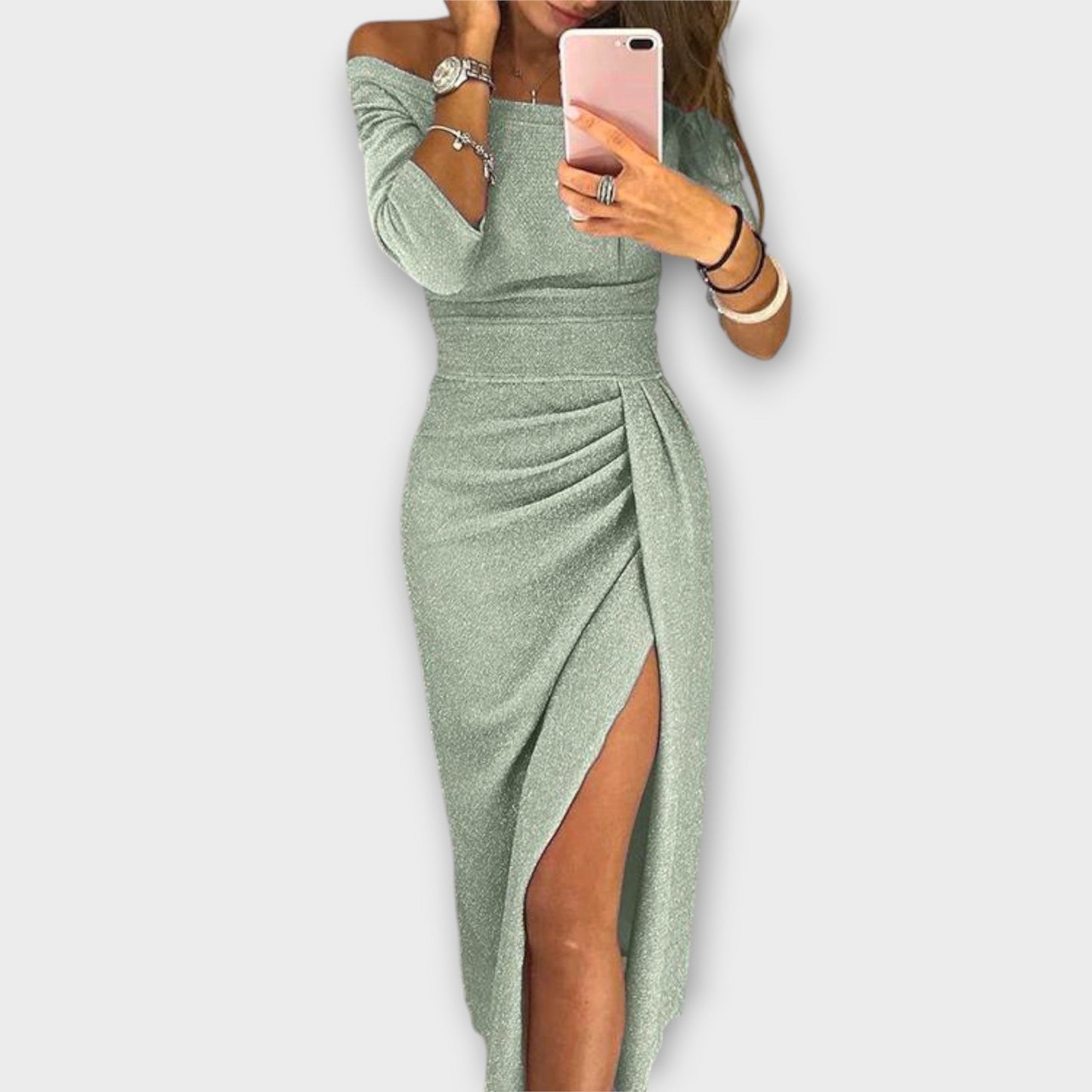 Elegant Off-Shoulder Dress for Women - Lena™