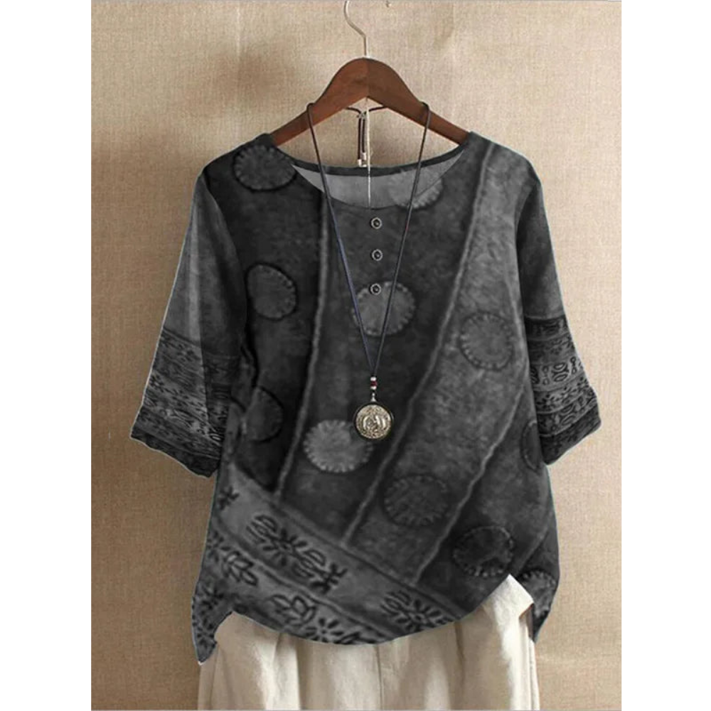 Valerie - Colorful Bohemian Top