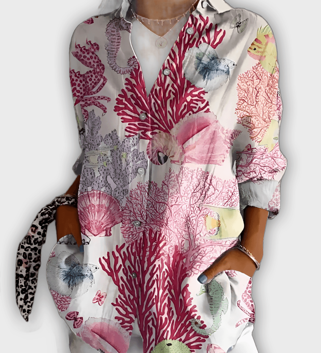 Elegant Floral Shirt Ivy - Comfort and Everyday Style