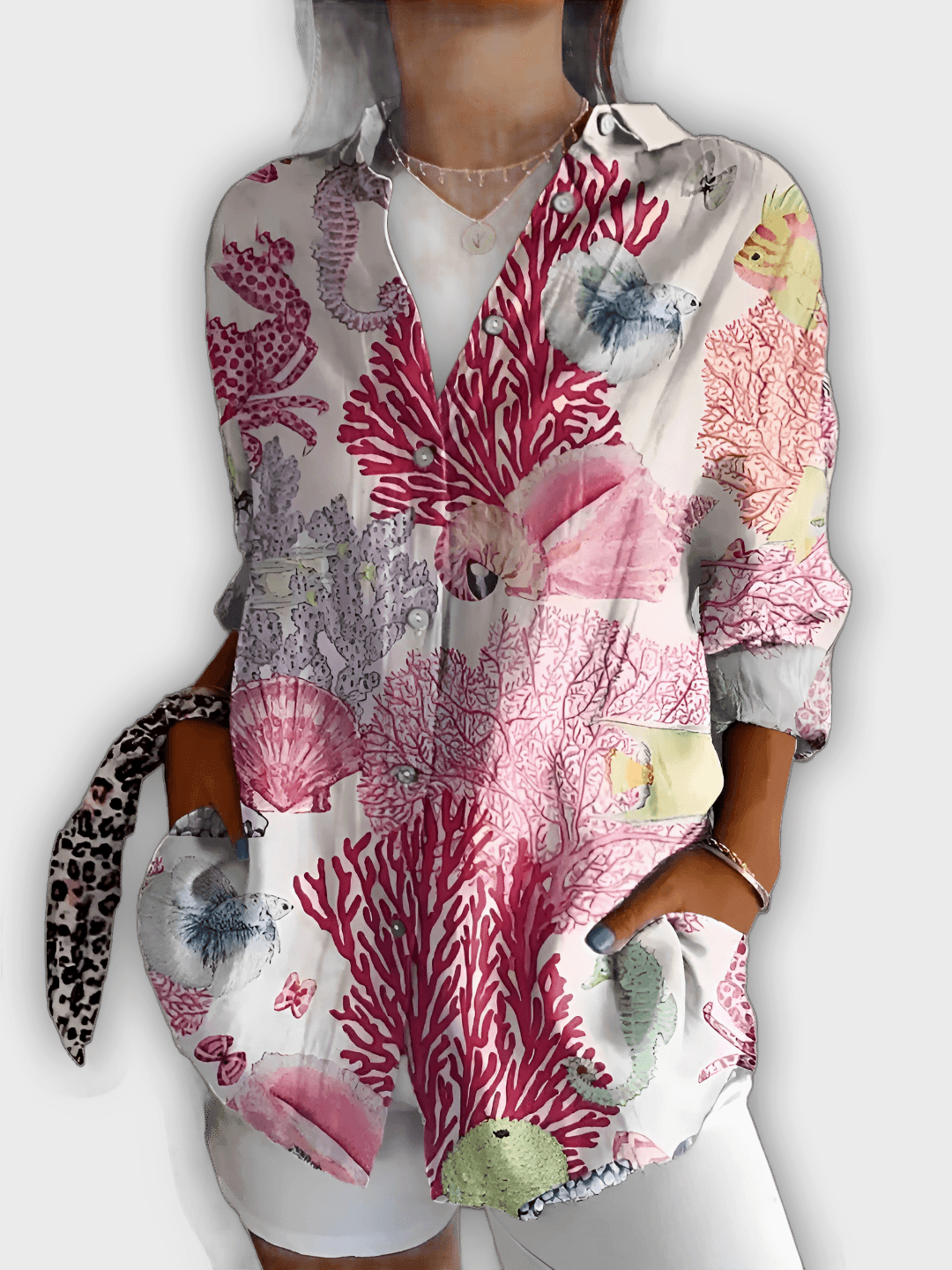 Elegant Floral Shirt Ivy - Comfort and Everyday Style