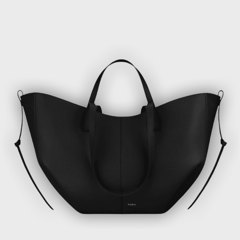 Stylish Carry Bag with Side Pleats