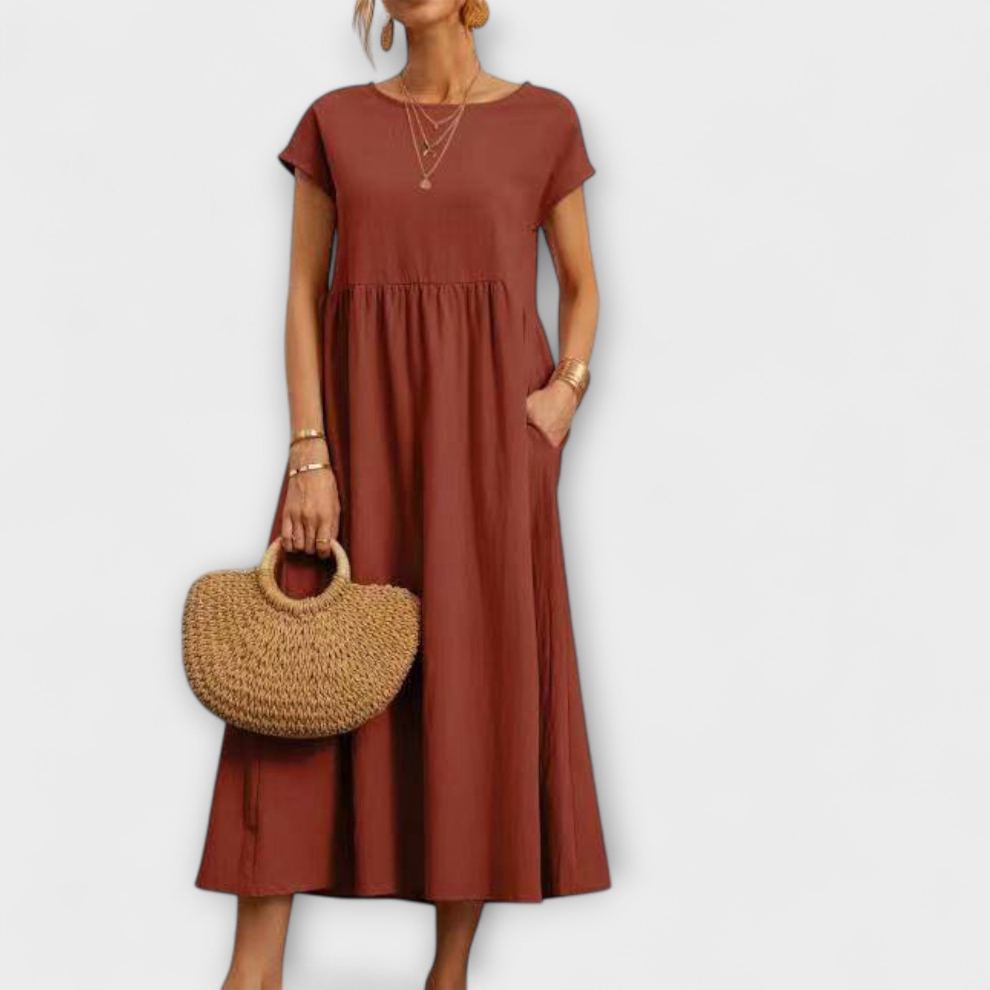 Light Magnolia Dress for Women - Comfort and Elegance Every Day