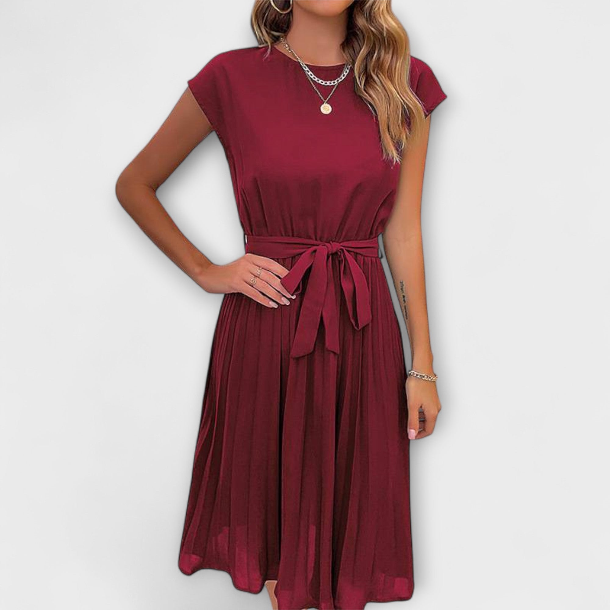 Elegant Midi Dress for Women - Comfort and Style for Every Occasion