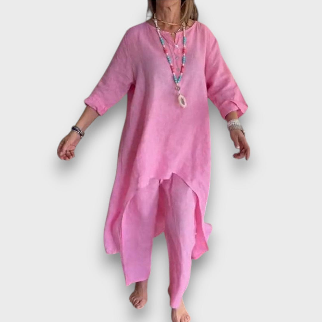Mirala – Summer Suit with an Asymmetrical Touch