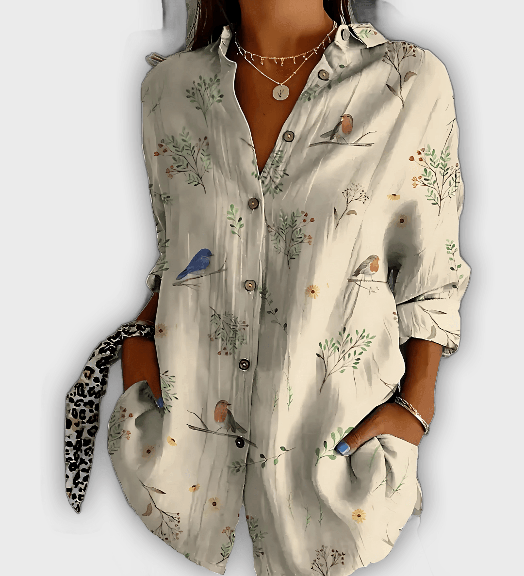 Elegant Floral Shirt Ivy - Comfort and Everyday Style