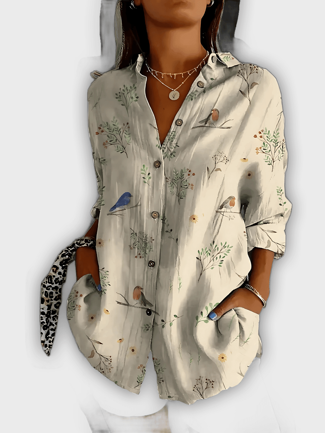 Elegant Floral Shirt Ivy - Comfort and Everyday Style