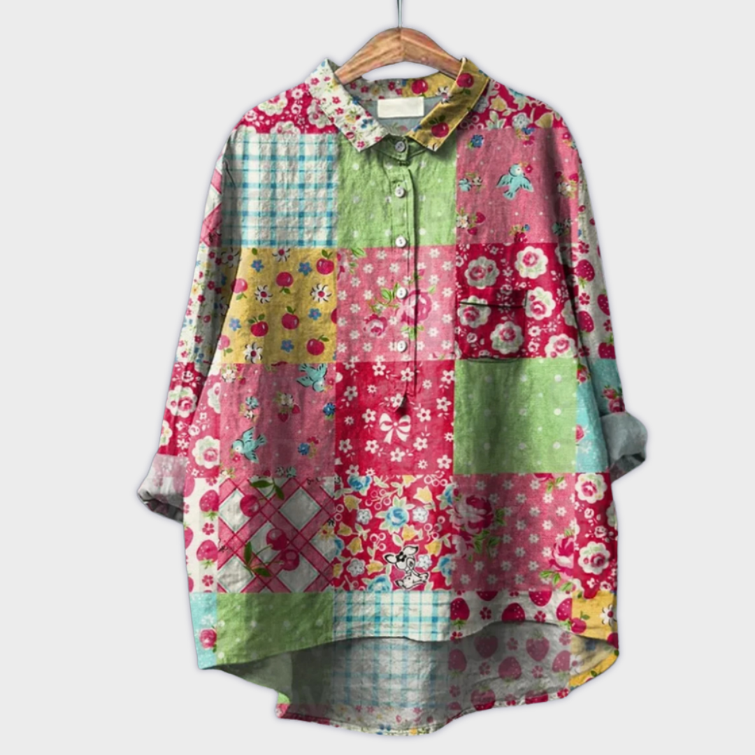 Handmade Women's Floral Shirt