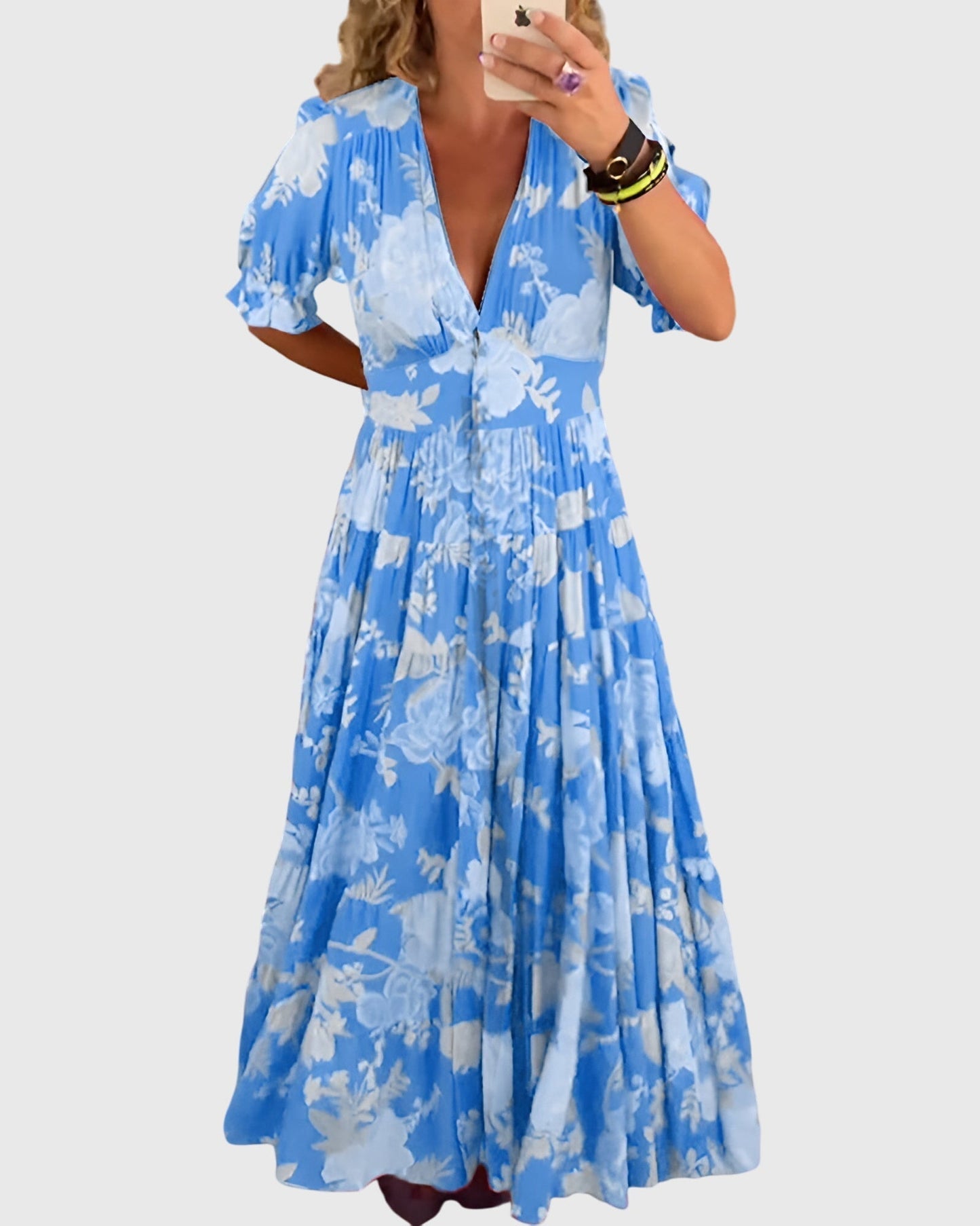 Dors | Summer Floral Dress with Elegance Pratica