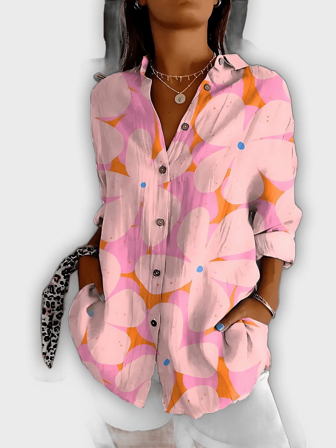 Elegant Floral Shirt Ivy - Comfort and Everyday Style