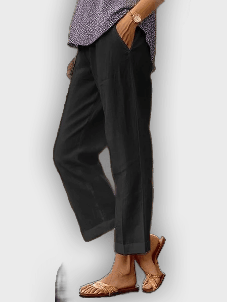 Comfortable Cotton and Linen Pants - Breathable with Relaxed Fit