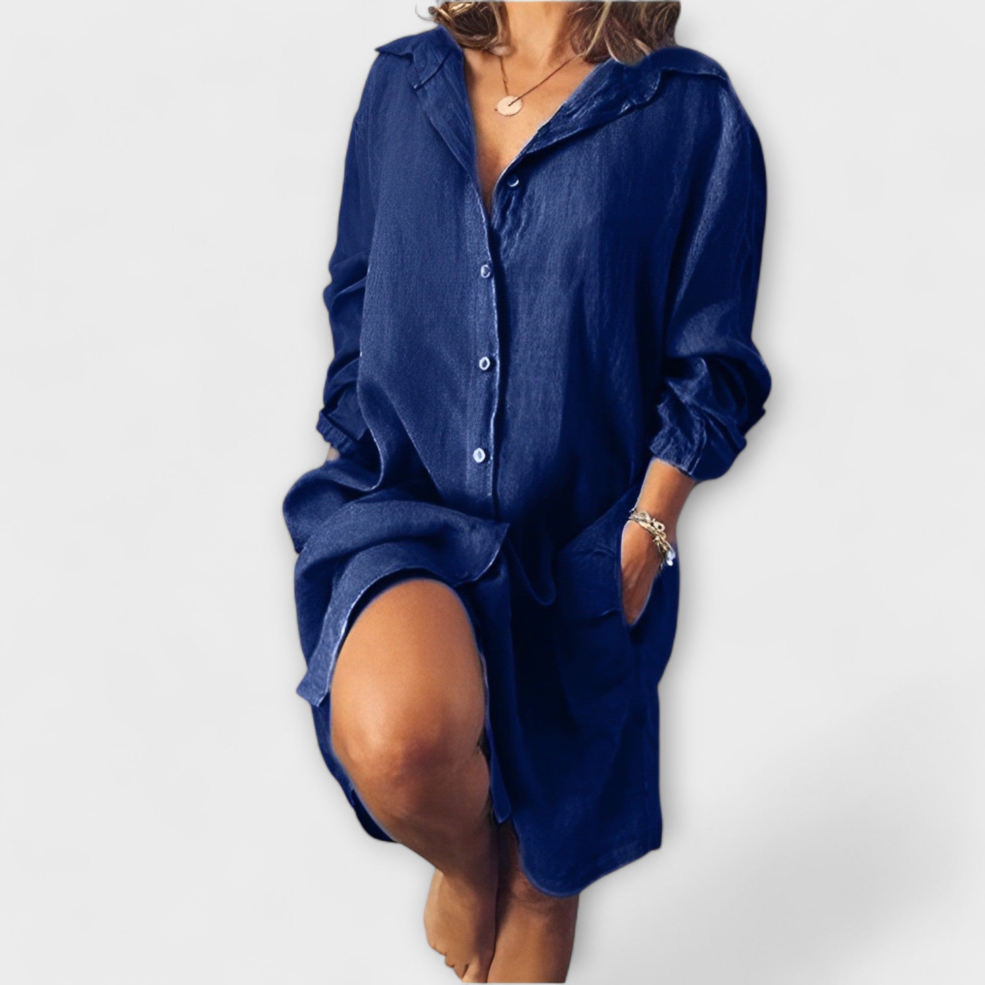 Casual Linen Shirt for Women - Elegant and Comfortable