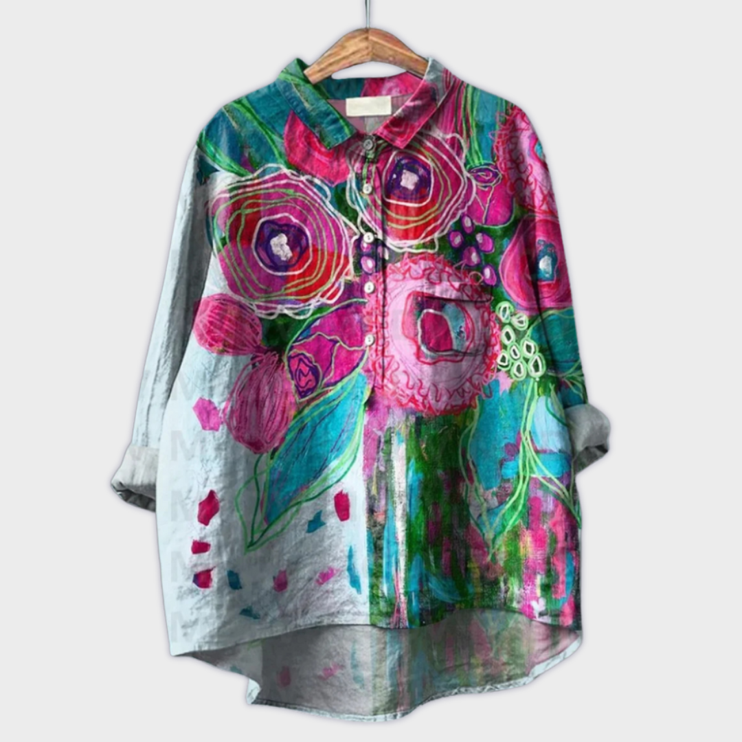 Handmade Women's Floral Shirt