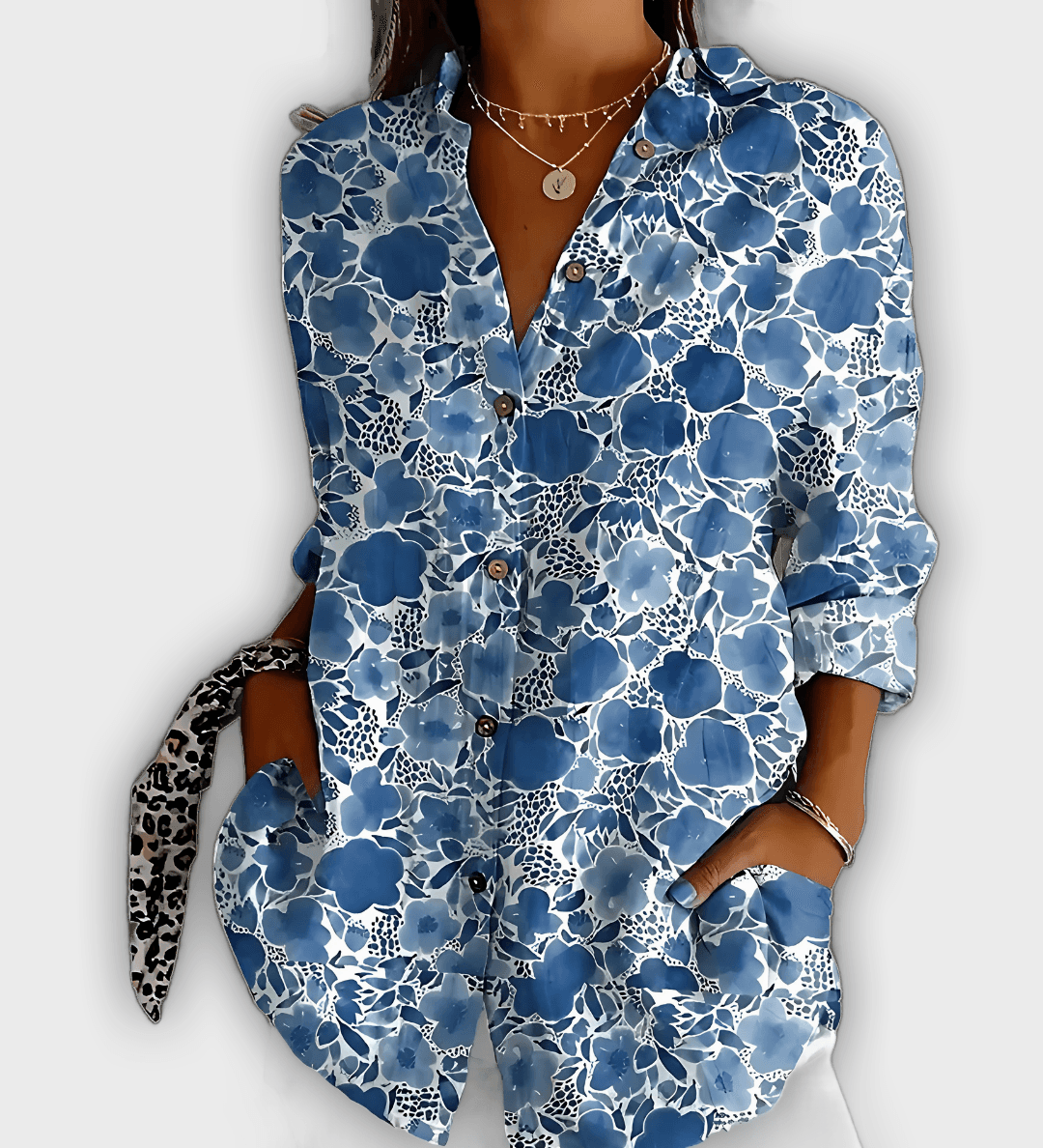 Elegant Floral Shirt Ivy - Comfort and Everyday Style