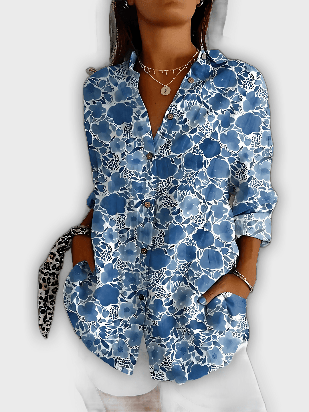 Elegant Floral Shirt Ivy - Comfort and Everyday Style