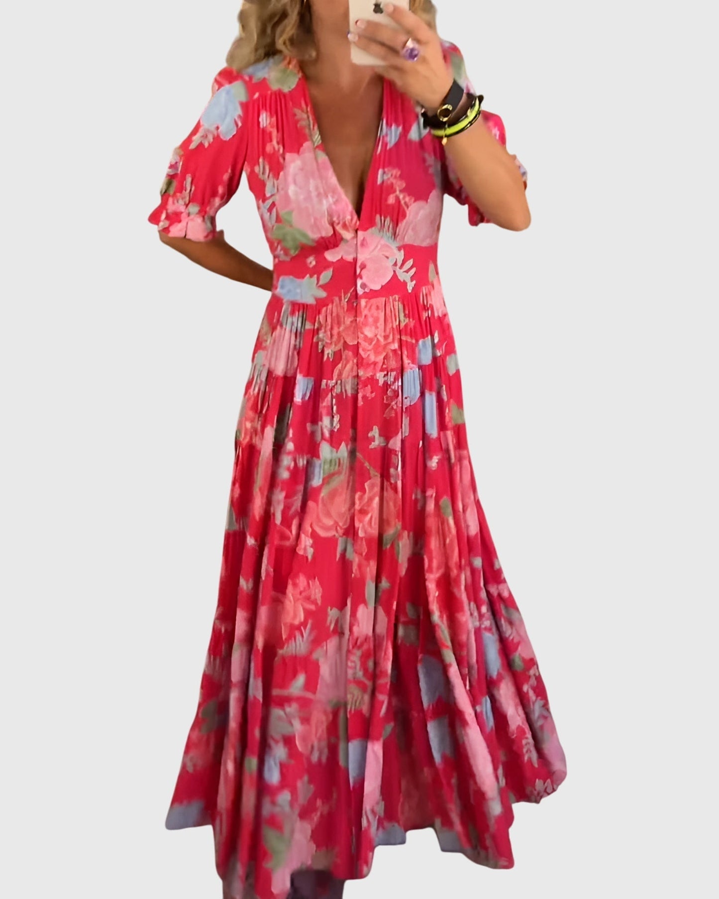 Dors | Summer Floral Dress with Elegance Pratica
