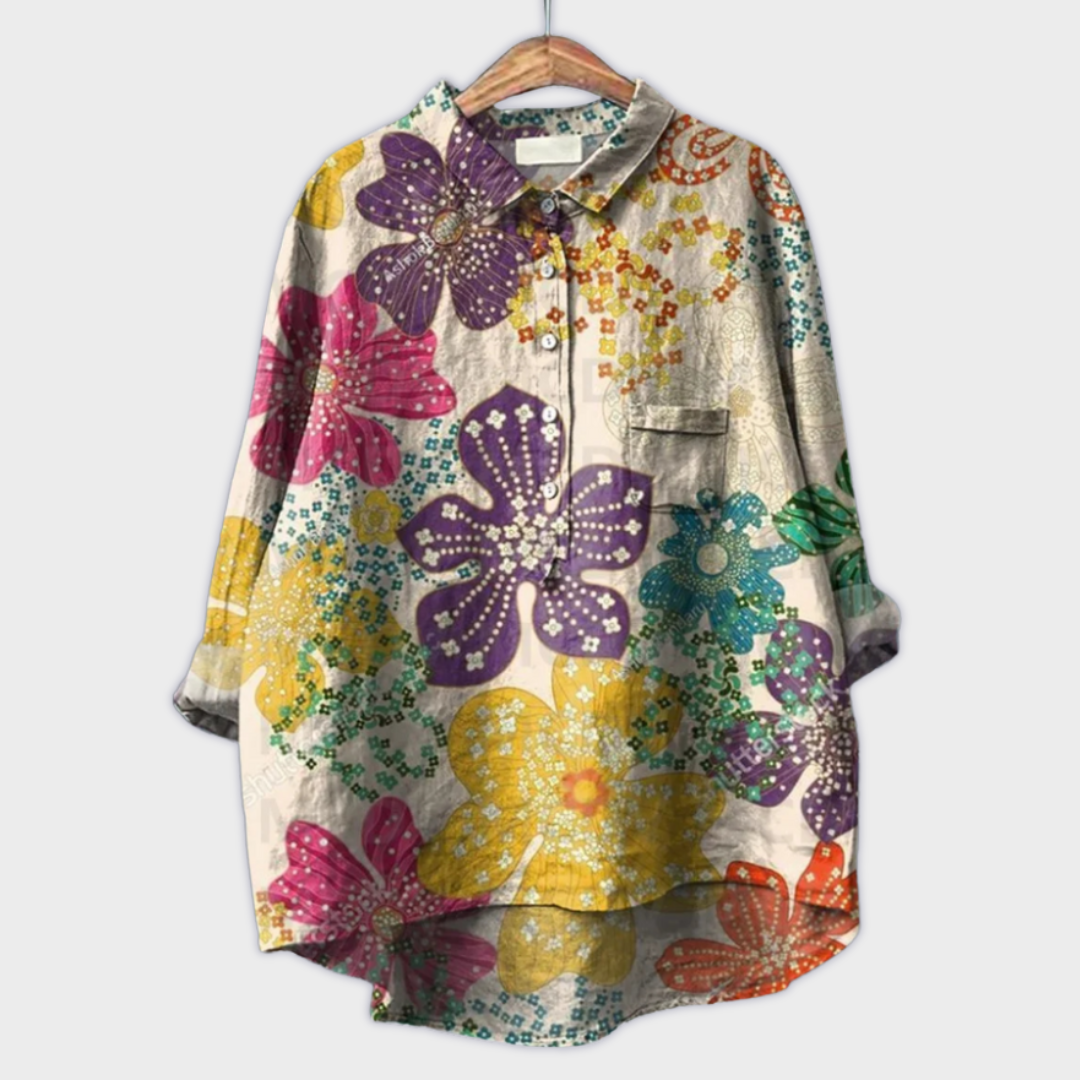 Handmade Women's Floral Shirt