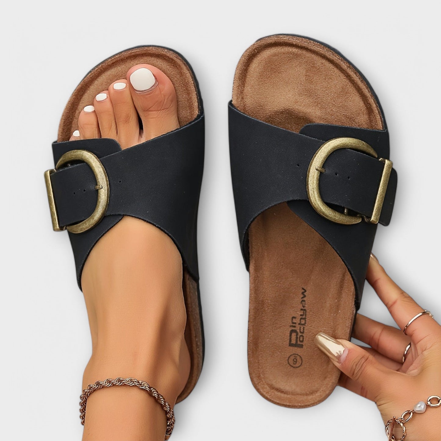 Women's Summer Flip-Flops with Adjustable Straps