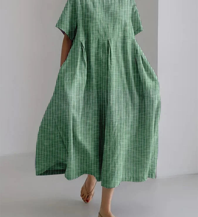 BIANCA | Casual Long Dress with Comfortable Cut and Retro Style for Every Day