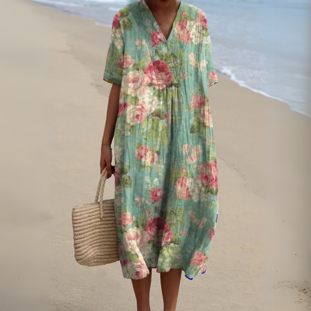 Audrey - Elegant Floral Dress