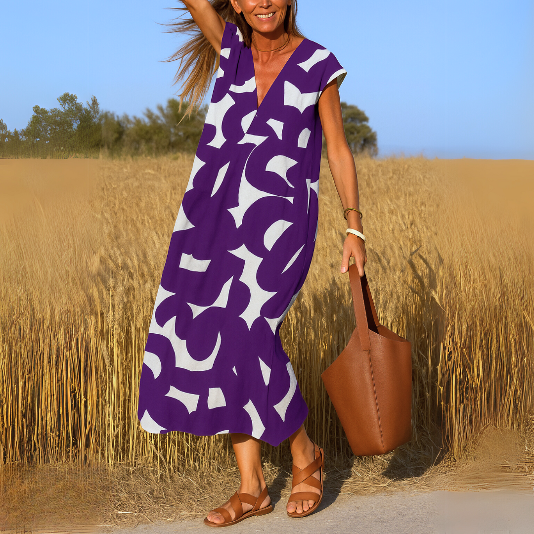 Valerie | Lightweight Dress with V-Neck