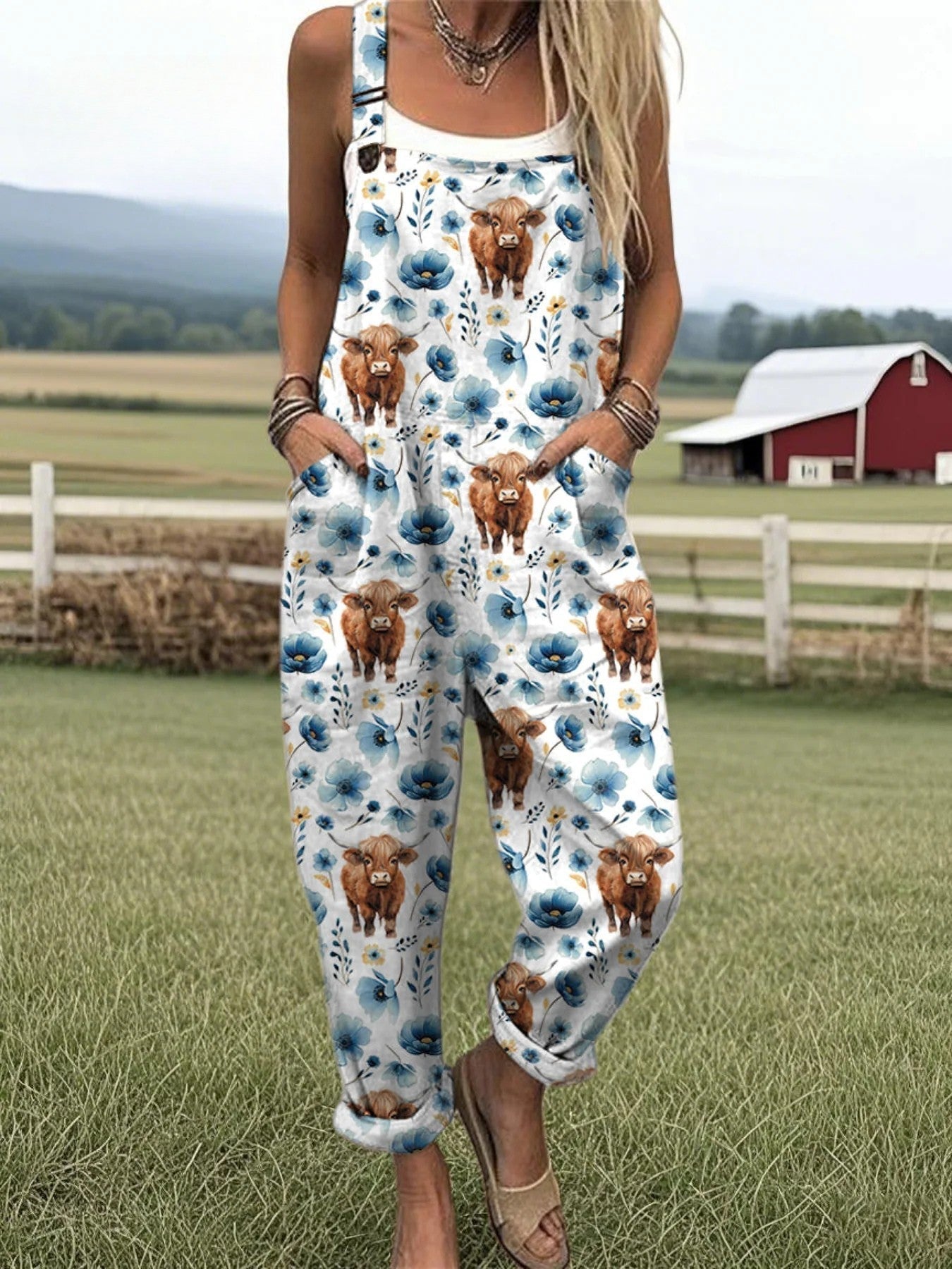 Maya™ | Flower Strap Pants from the Highlands