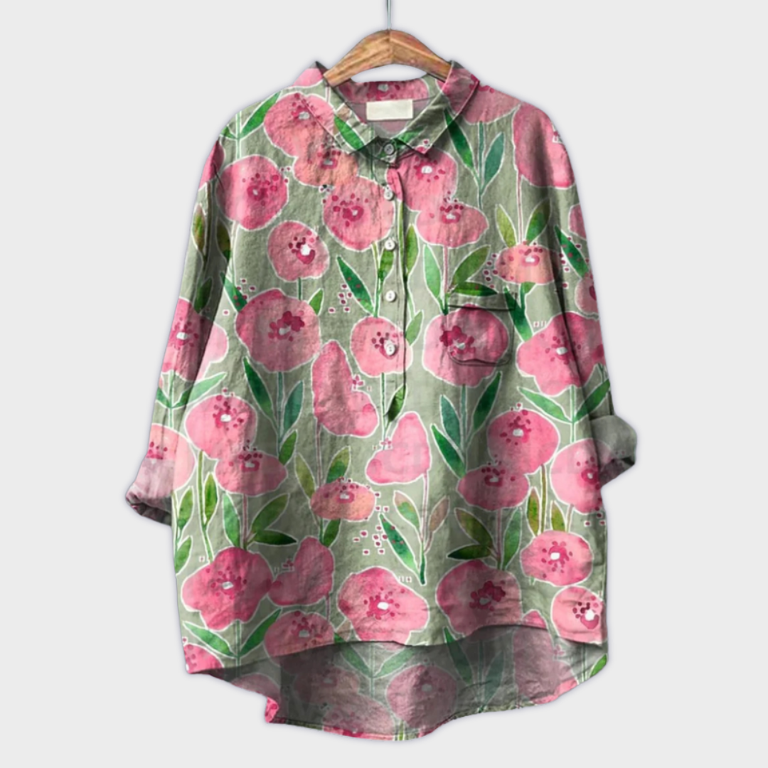 Handmade Women's Floral Shirt