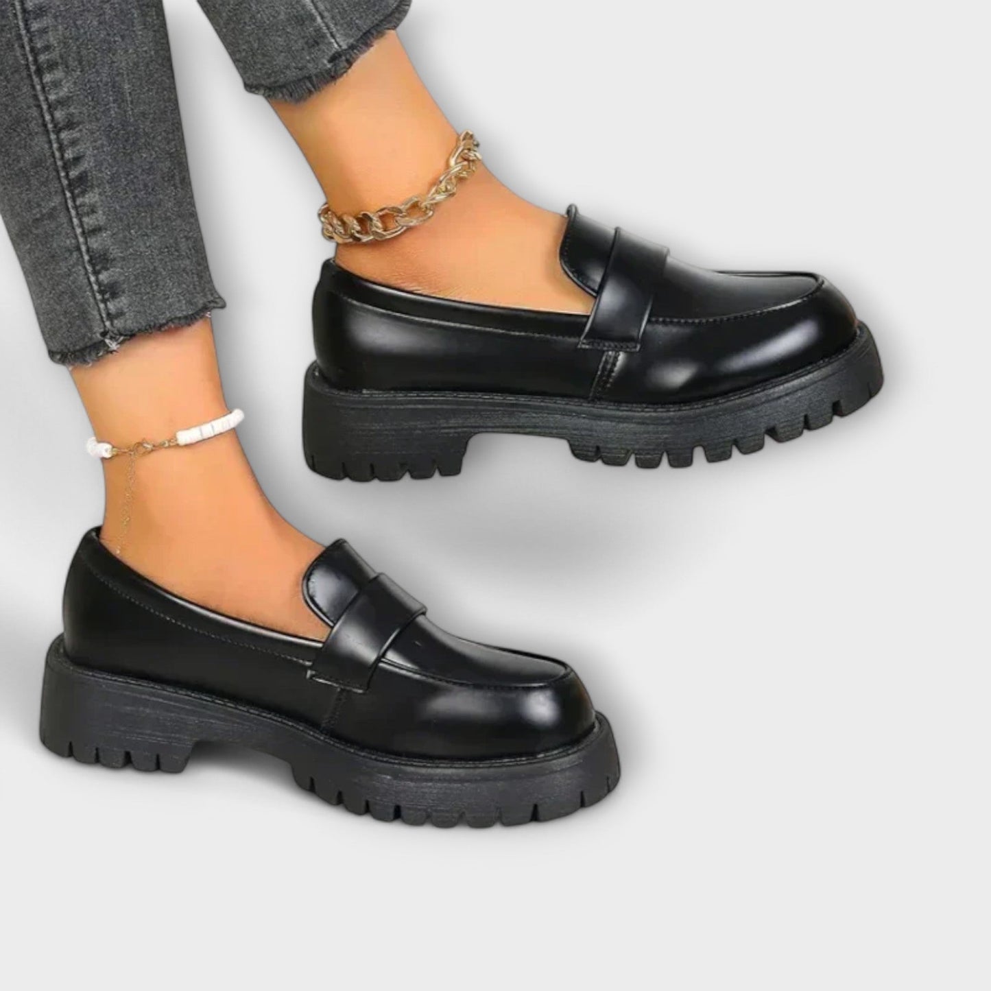 Orthopedic Moccasins for Women with Satin-Like Sole
