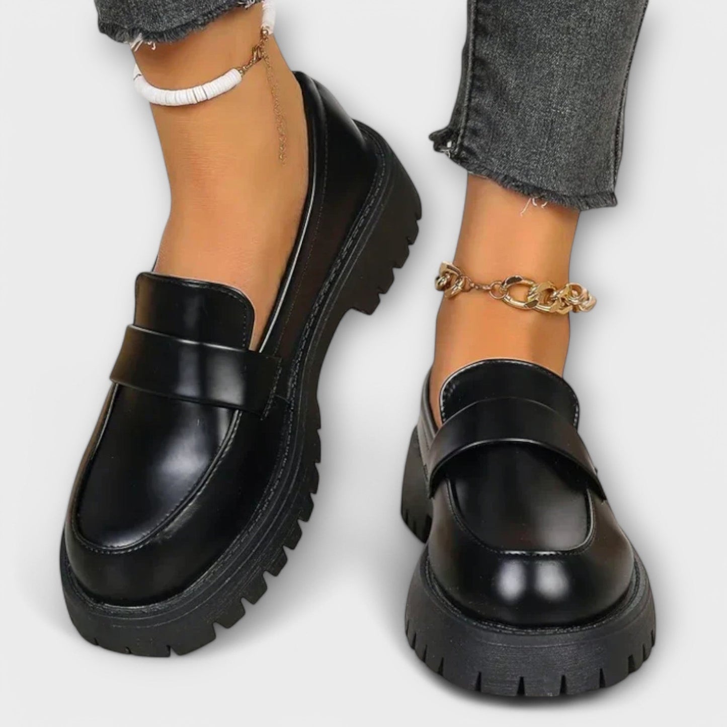 Orthopedic Moccasins for Women with Satin-Like Sole