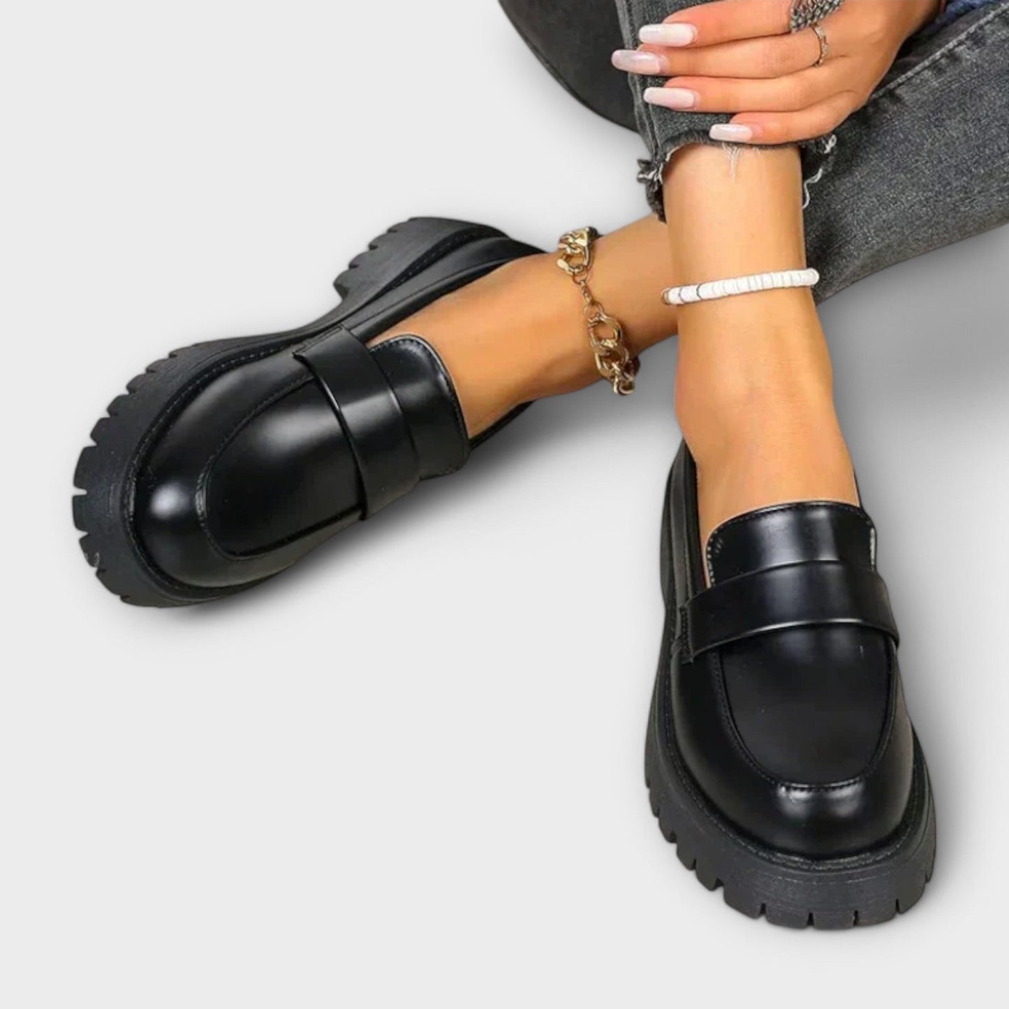 Orthopedic Moccasins for Women with Satin-Like Sole